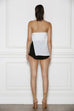 Obliterate Stripe Bustier