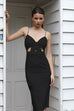 Cut above the rest black dress