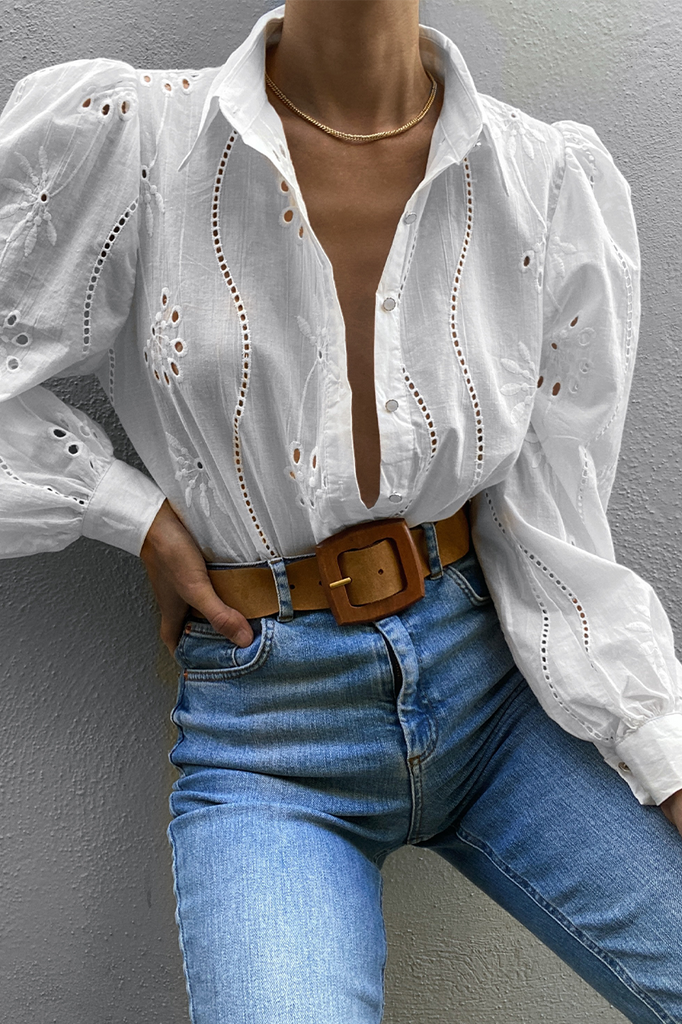 Knowles white blouse