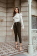 Chameleon beige blouse