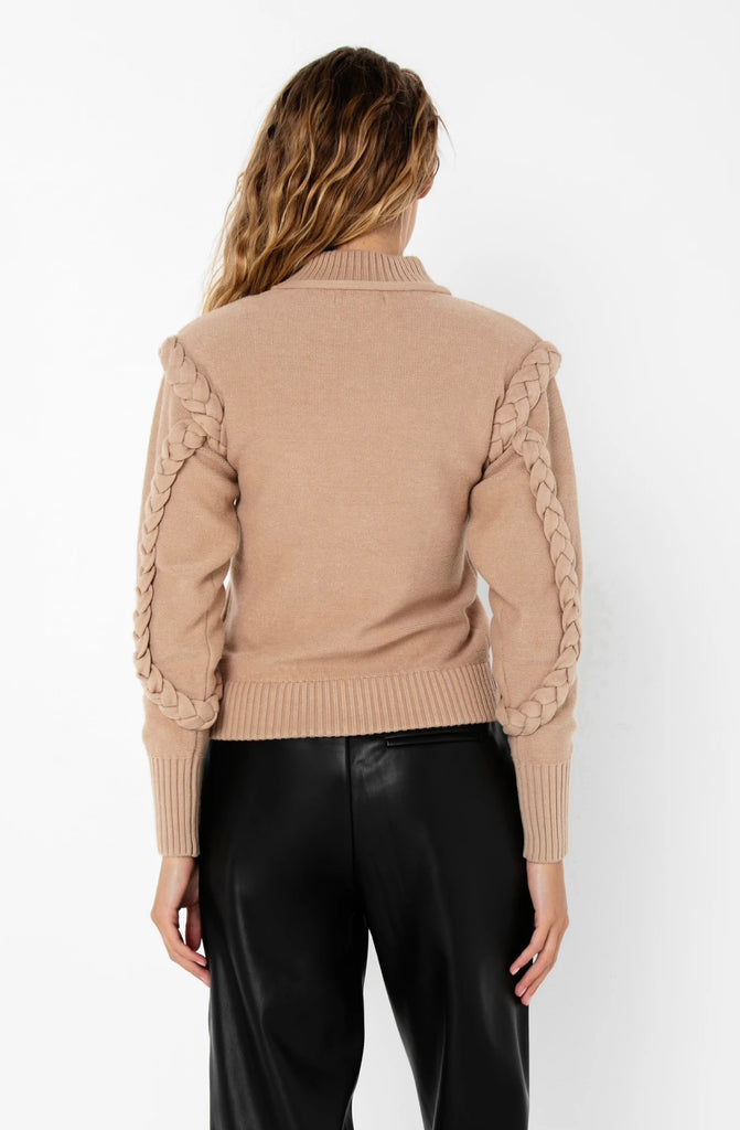Tiarne nude knit jumper