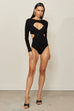 Porter black bodysuit