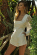 Juniper white playsuit