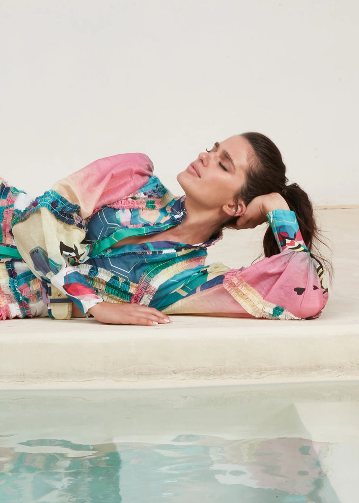 Queen bee bright bee maxi dress