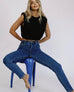 Ryan black crop tank