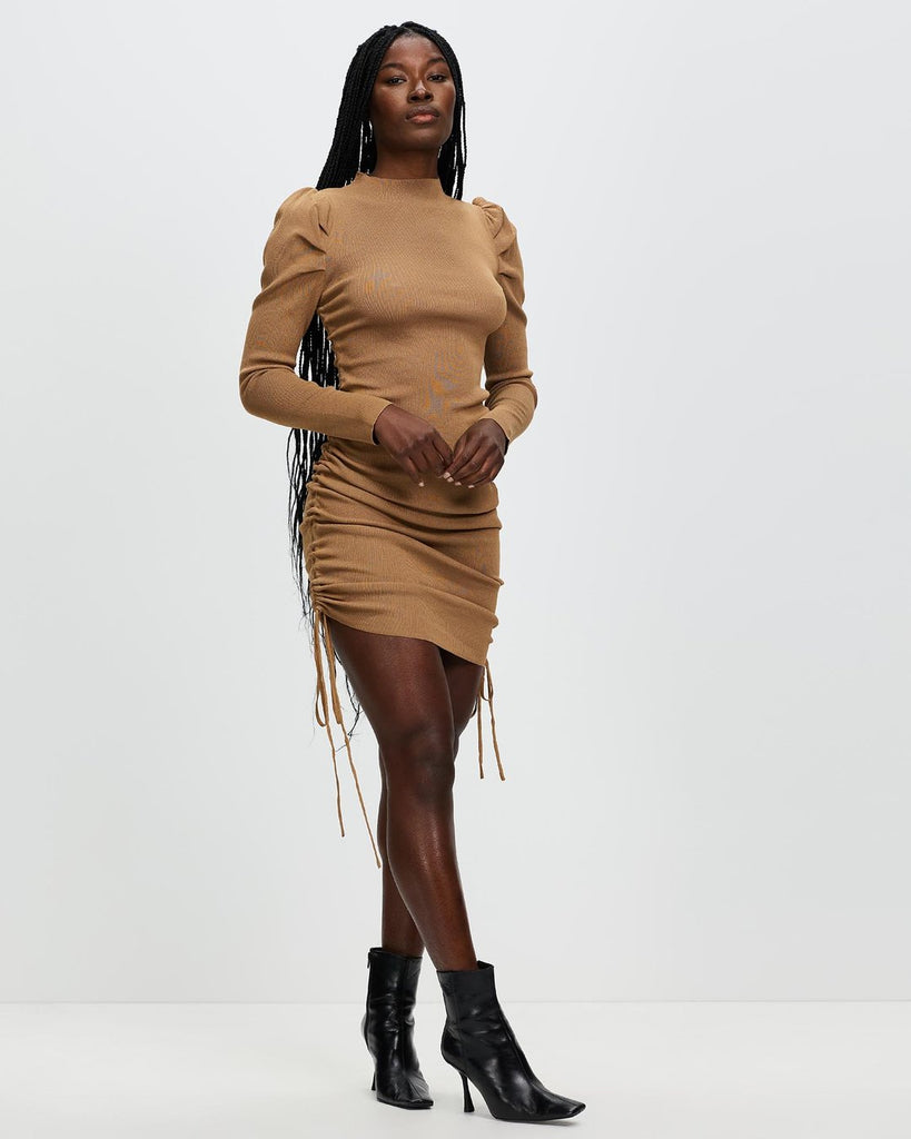 Mia bronze knit dress