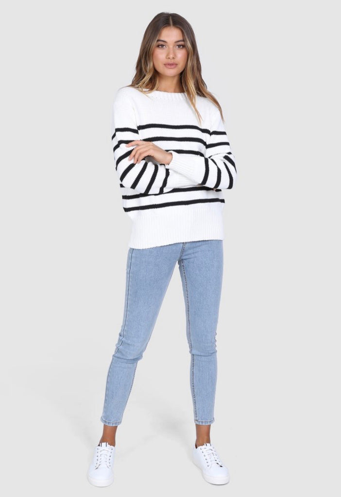 Evelyn stripe knit