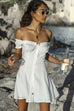 Maria linen blend dress