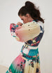 Queen bee bright bee maxi dress