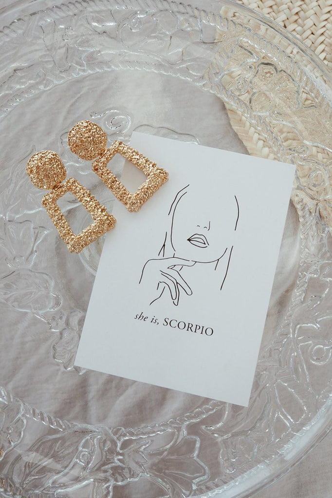 Golden girl earrings