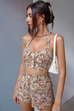 MARGUERITE FLORAL SHORTS AND TOP (sold as seperates)