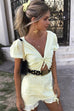 Ditsy lemon dress