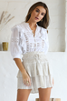 Annabel white blouse