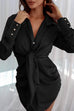 Ruby black shirt dress