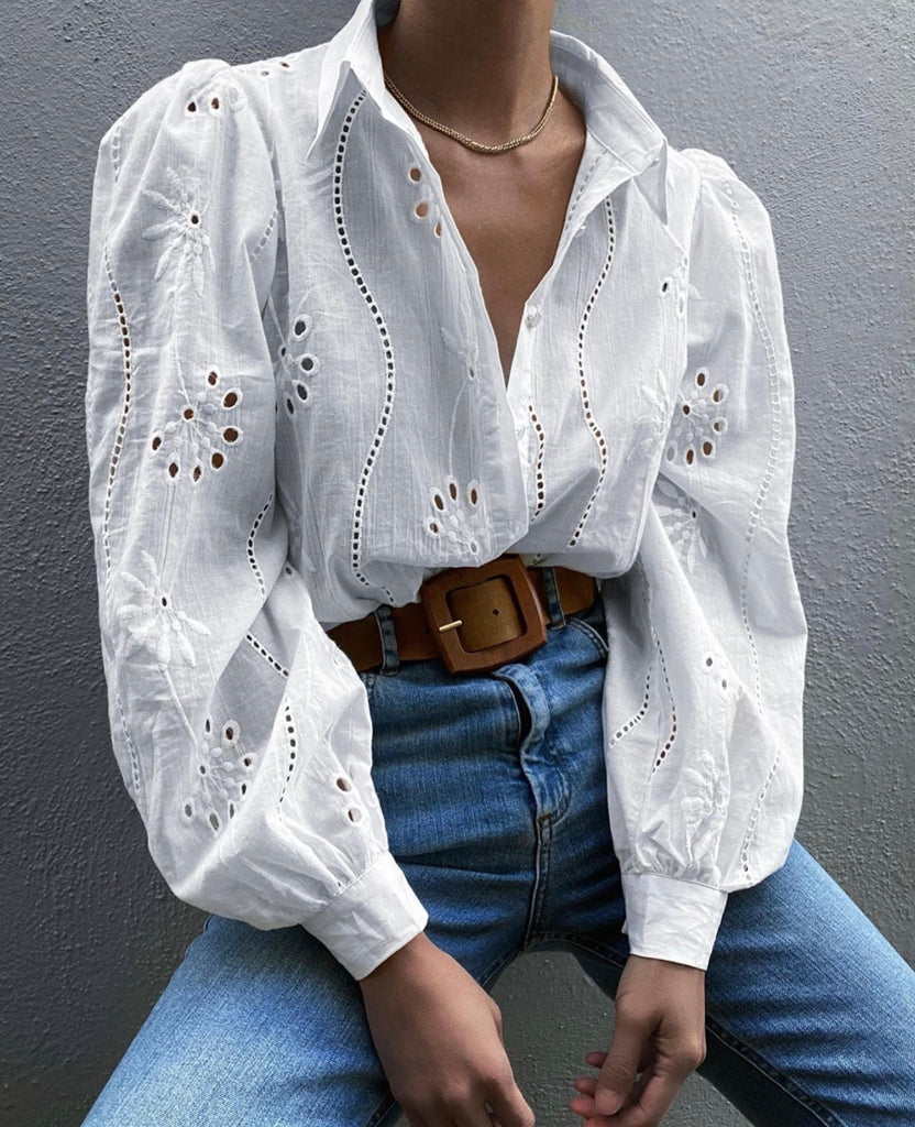 Knowles white blouse