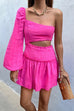 Casablanca fuchsia mini dress