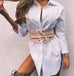 Sienna Beige Belt Shirt