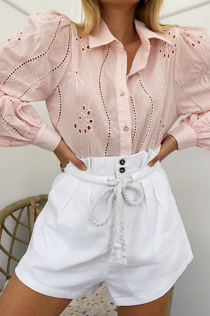 Knowles pink blouse