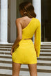 Ava yellow mini dress