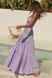 Ayla lilac top and maxi skirt (sold as separates)