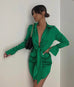 Ruby green shirt dress