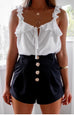 Capri black shorts