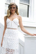 True love white lace dress