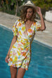 Zola citrus print dress