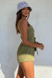 All day khaki playsuit