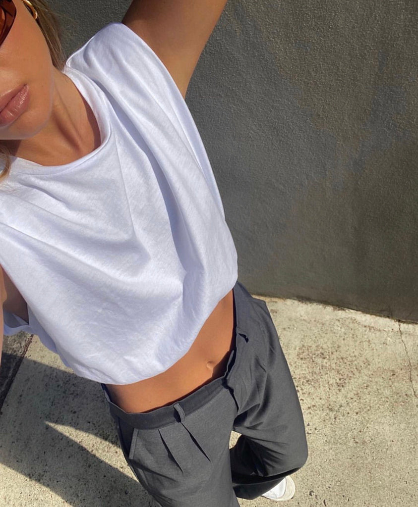 Ryan white crop tank