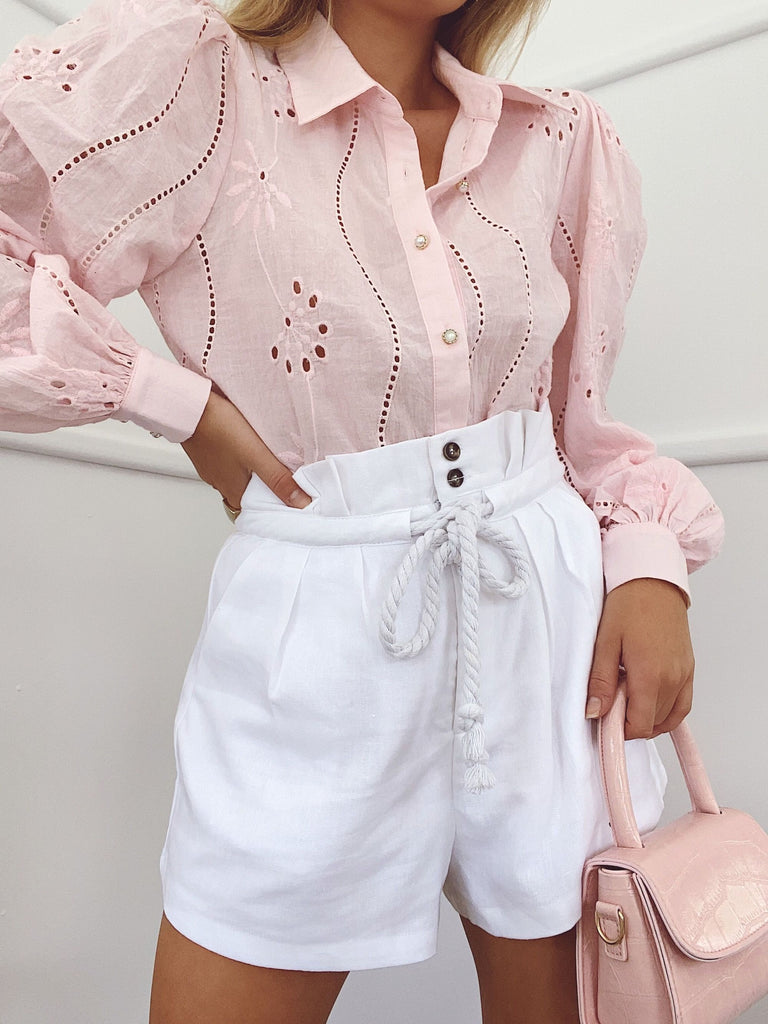 Knowles pink blouse
