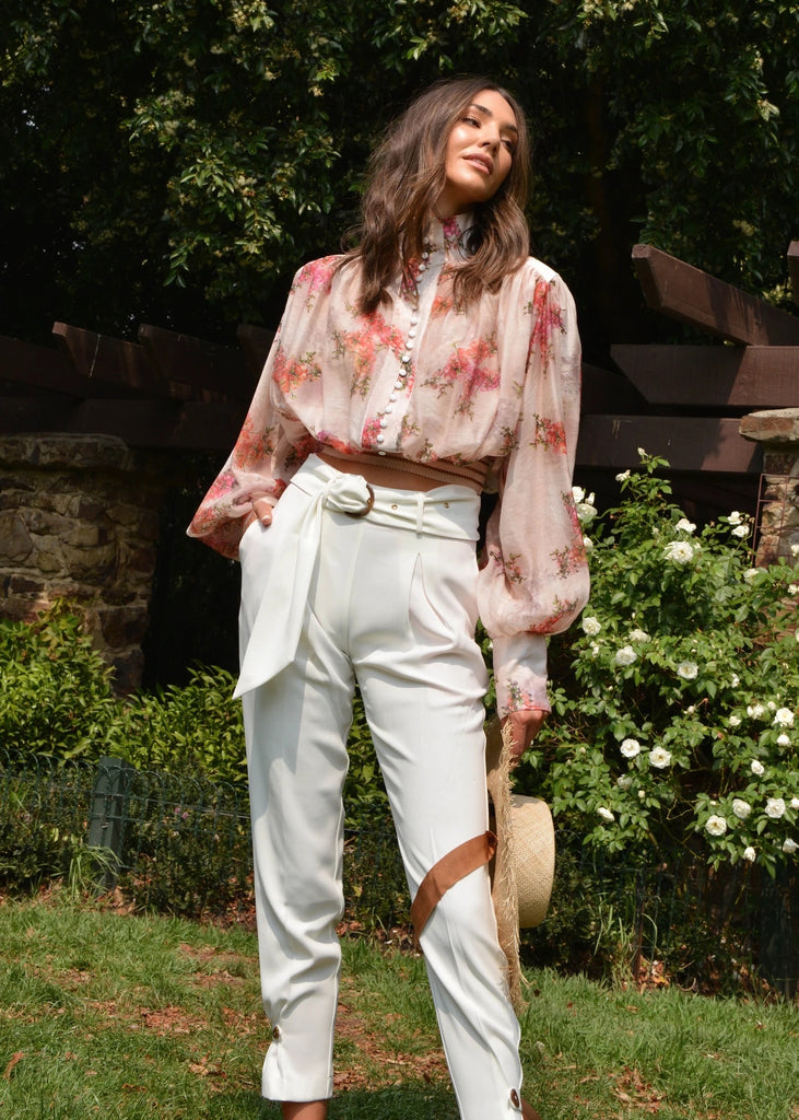 Shooting stars winter white pants