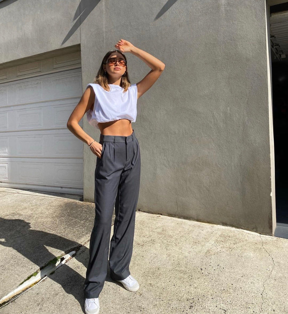 Ryan white crop tank