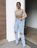 Sian ripped knee jeans