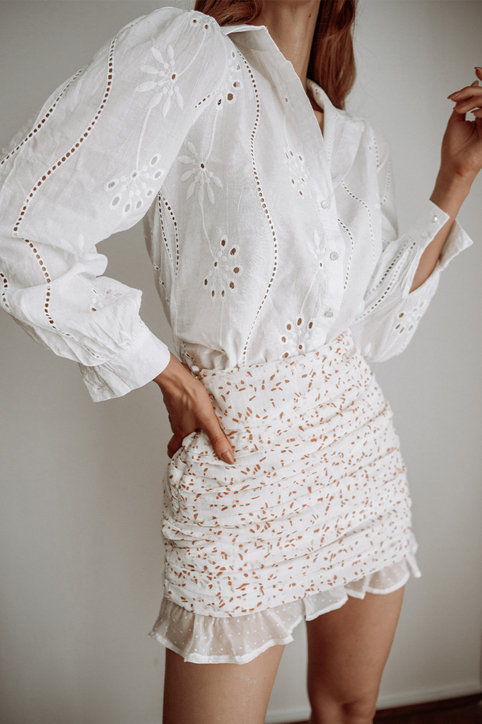 Knowles white blouse