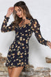 Harper navy floral dress