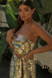 Gloria gold dress