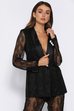 Primavera black lace trousers