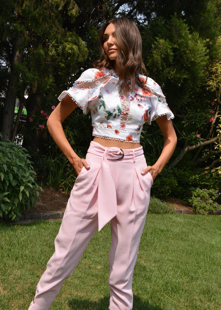 Shooting stars pink pants