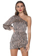Cora zebra print dress