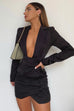 Balia black blazer dress