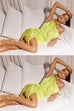 Charisma lime mini dress
