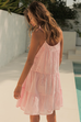 Knowles pink swing dress