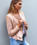 Bessy Nude Biker Jacket