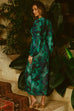 Calista green midi dress