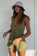 All day khaki playsuit