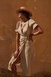 Callie yellow wrap dress