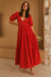 Asha fire midi dress