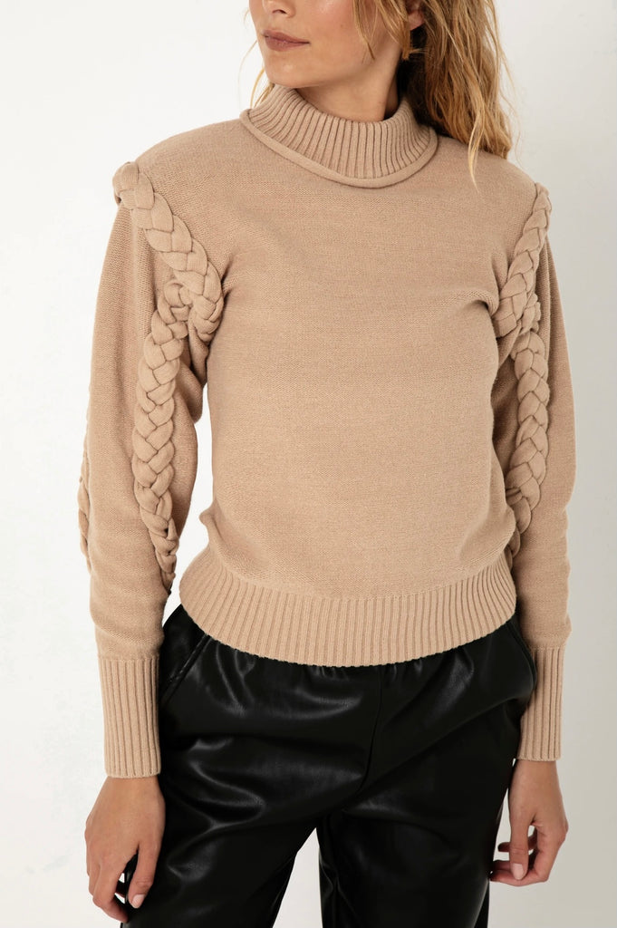 Tiarne nude knit jumper