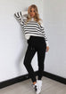 Evelyn stripe knit